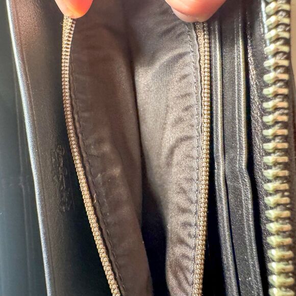 Y2K Coach Horse & Carriage Logo Wallet - Brown Signature C Monogram - Picture 7 of 11